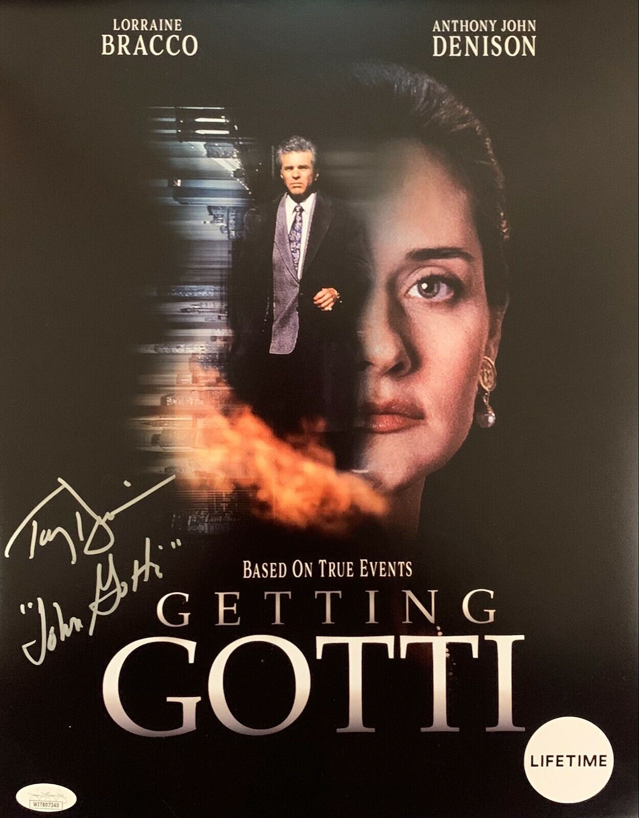 Tony Denison autographed signed inscribed 11x14 Photo Poster painting Getting Gotti JSA Witness