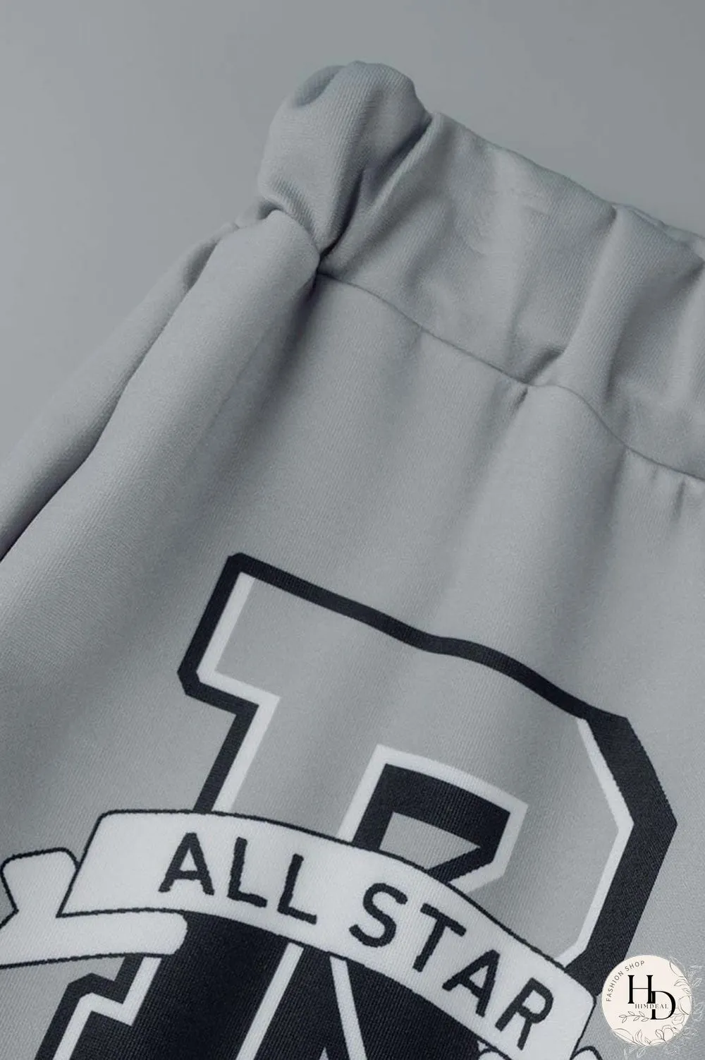 Rose Red Casual Letter Print Patchwork Cardigan O Neck Long Sleeve Two Pieces