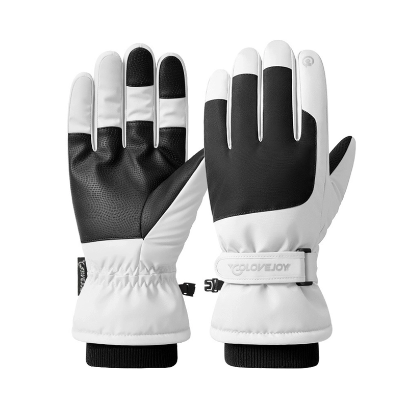 Winter Ski Gloves Outdoor Velvet Warm Electric Bike Riding Gloves Non-slip Waterproof Touch Screen Gloves SK28