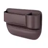 Car Seat  Organizer Leather Side Storage Box Car Seat Side Drink Phone Holder