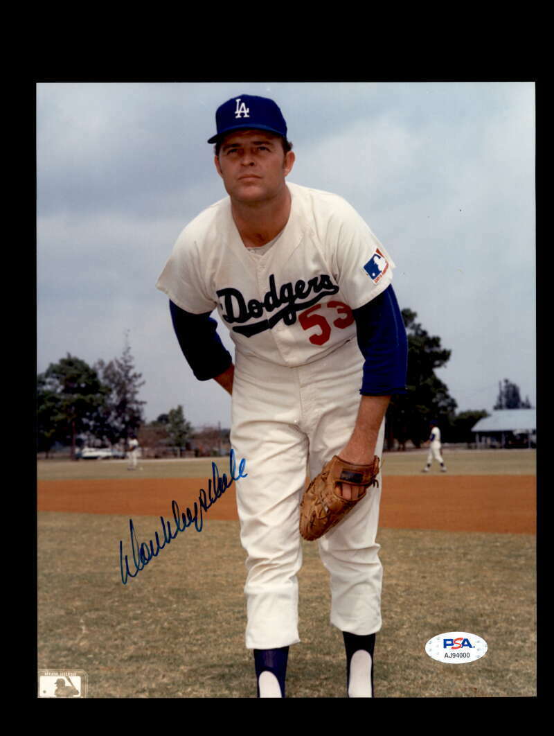 Don Drysdale PSA DNA Coa Signed 8x10 Photo Poster painting Dodgers Autograph