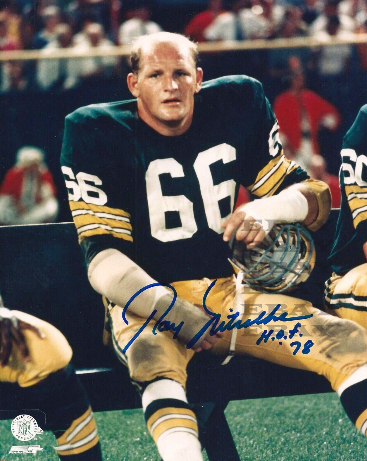 RAY NITSCHKE GREEN BAY PACKER Signed 8x10 autographed Photo Poster painting Reprint