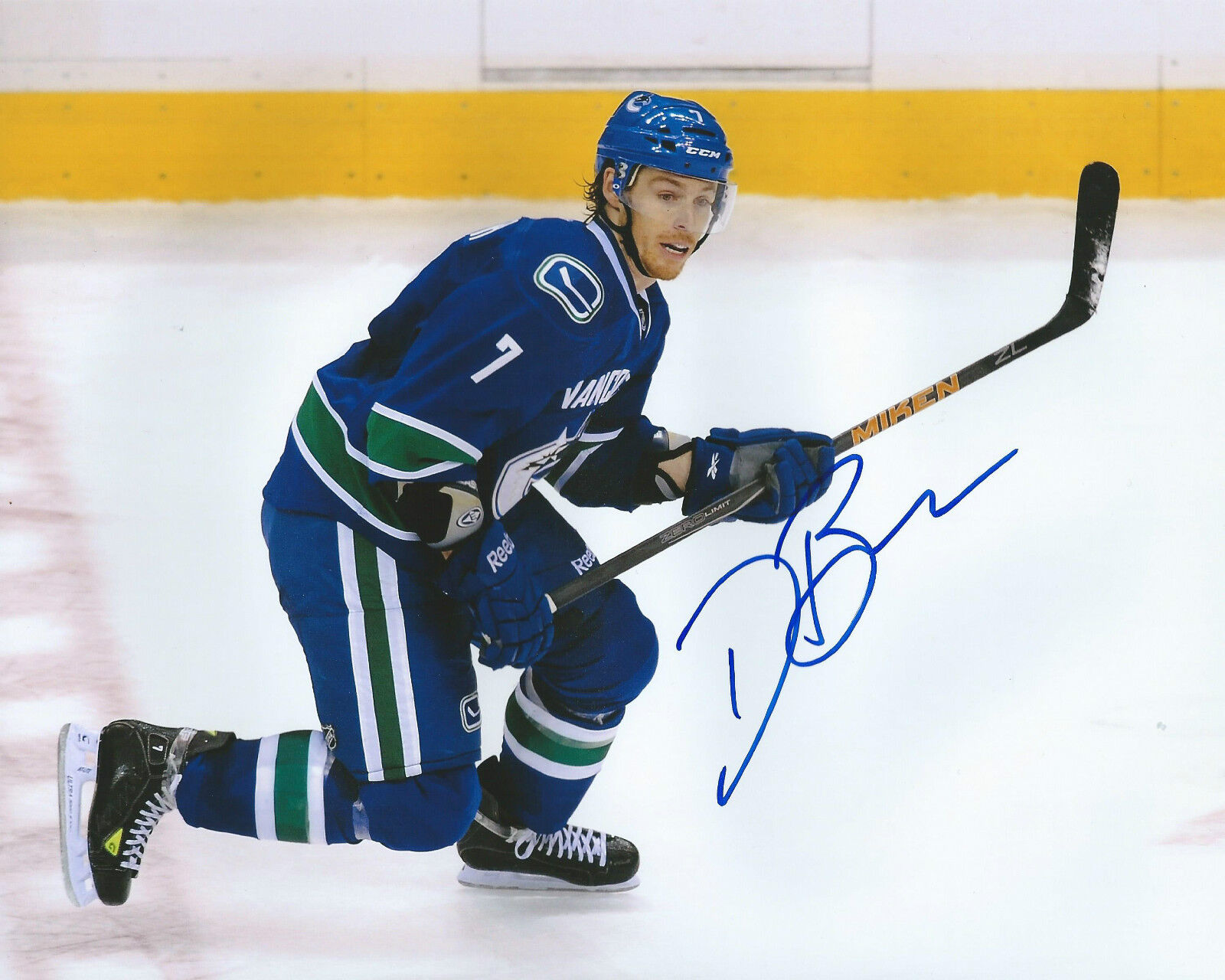 **GFA Vancouver Canucks *DAVID BOOTH* Signed 8x10 Photo Poster painting D1 COA**