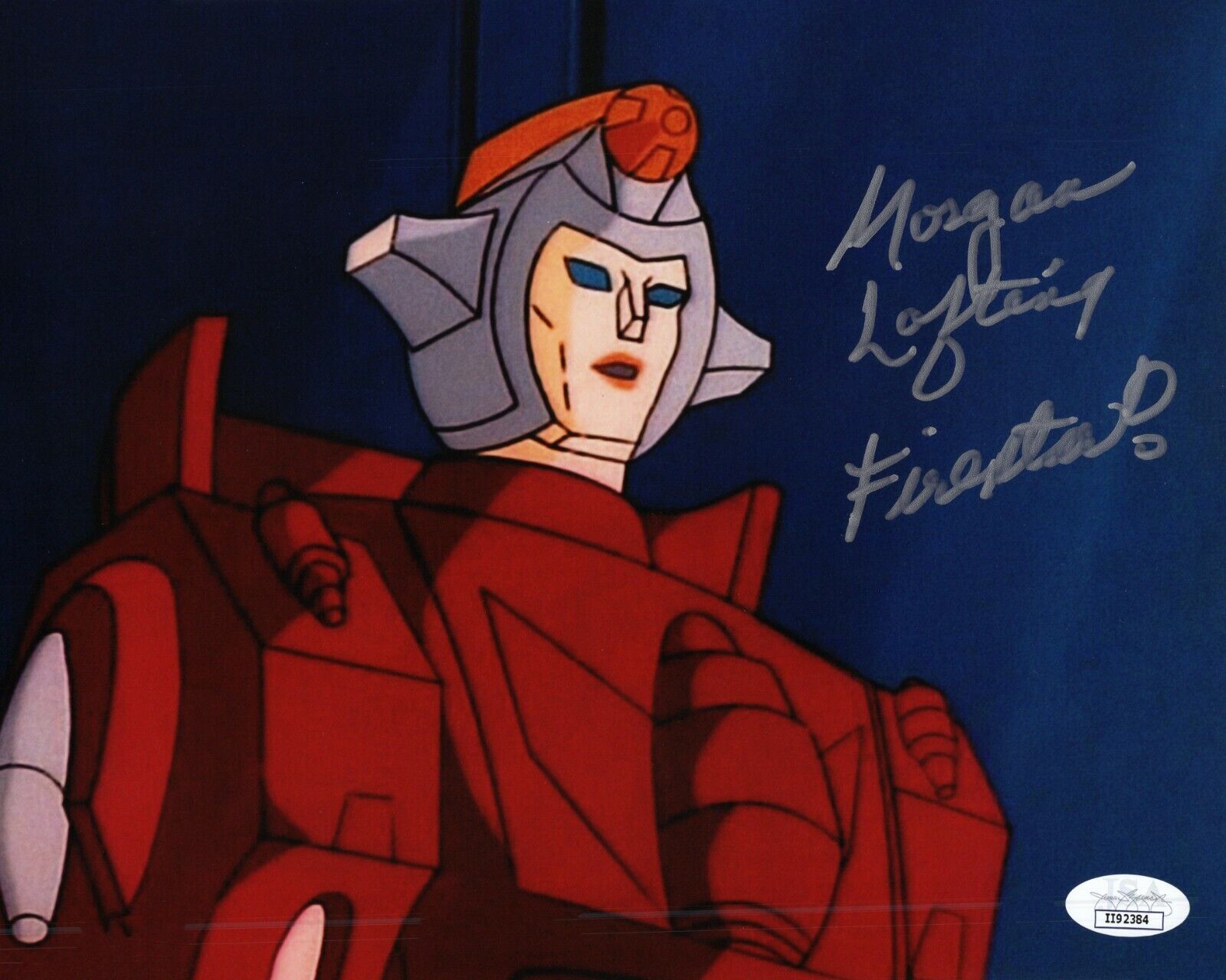 MORGAN LOFTING Authentic Hand-Signed TRANSFORMERS FIRESTAR