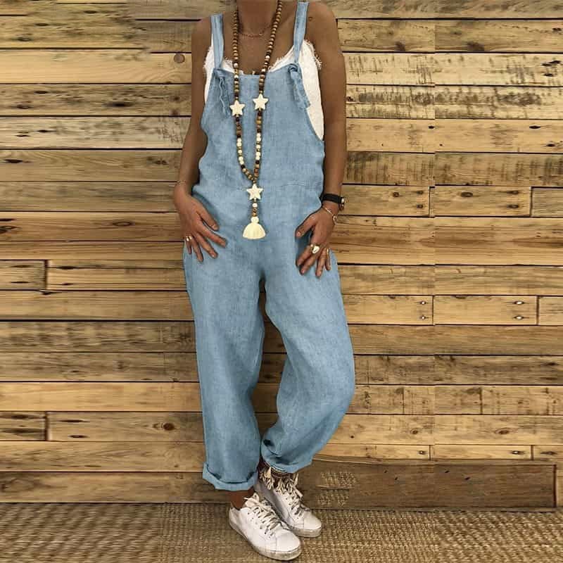 Women's Fashion Loose Casual Jumpsuit