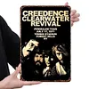 Creedence clearwater revival - Panneaux en &eacute;tain m&eacute;tallique(20*30cm/30*40cm) - Musique