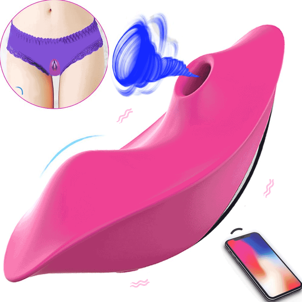 Suqio &ndash; App Remote Control Wearable Hands-Free Panty Vibrator with Clitoral Suction for Discreet By Rose Toy