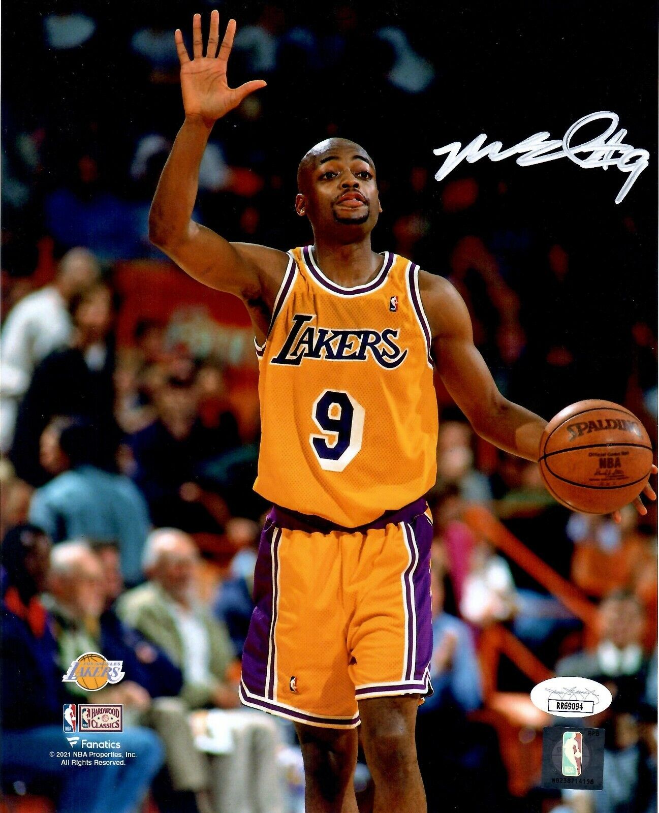 Nick Van Exel autographed signed 8x10 Photo Poster painting NBA Los Angeles Lakers JSA COA
