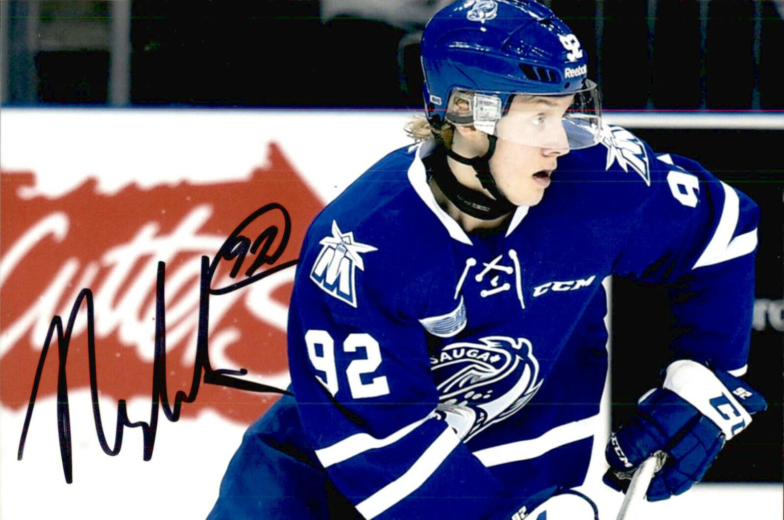 Alexander Nylander SIGNED 4x6 Photo Poster painting MISSISSAUGA STEELHEADS / BUFFALO SABRES #6