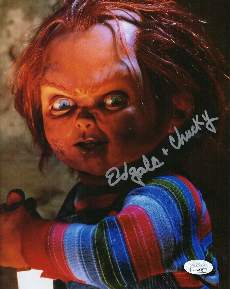 Ed Gale Autograph 8x10 Photo Poster painting Child's Play Chucky Signed