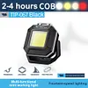 COB LED Work Light Rechargeable Flashlight with Magnetic Base Inspection Light