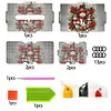 (US Local)Xmas Snowman Diamond Painting Tissue Box Wooden Diamond Art Tissue Storage Box