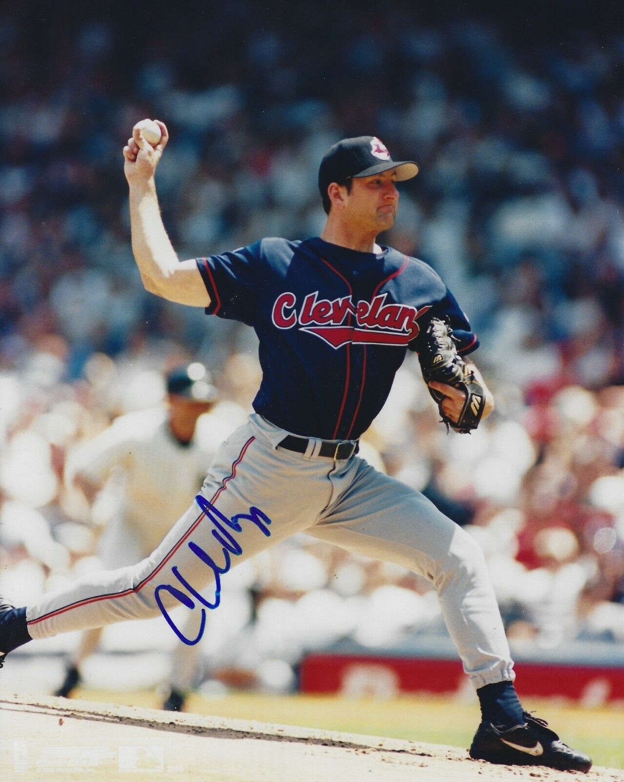 Signed 8x10 CHARLES NAGY Cleveland Indians Autographed Photo Poster painting - COA