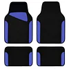 CAR PASS Waterproof Universal Fit Car Floor Mats, Faux Leather Car Carpet Mats,Car Mats with Anti-Slip Nibbs Backing & Driver Heel Pad Fit for SUV,Vans,sedans, Trucks,Set of 4pcs (Royal Blue)