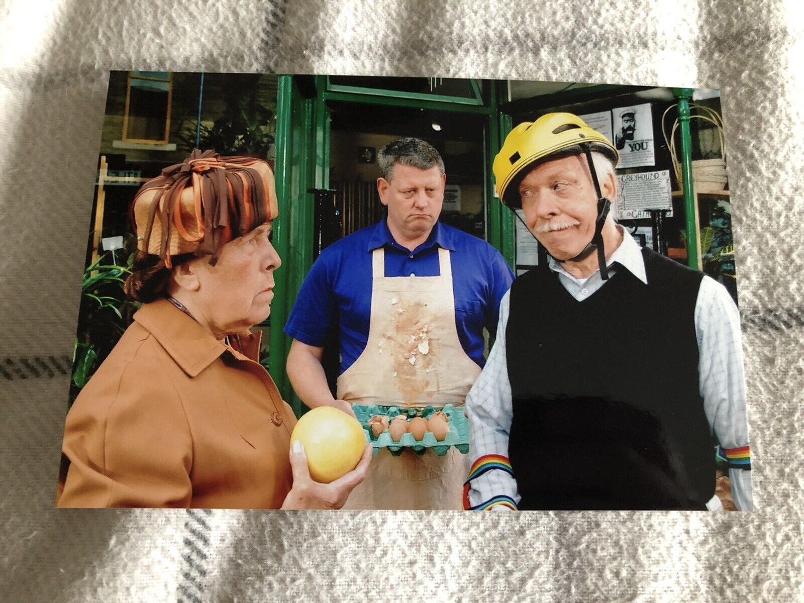 KATHY STAFF & BRIAN MURPHY (LAST OF THE SUMMER WINE) UNSIGNED Photo Poster painting