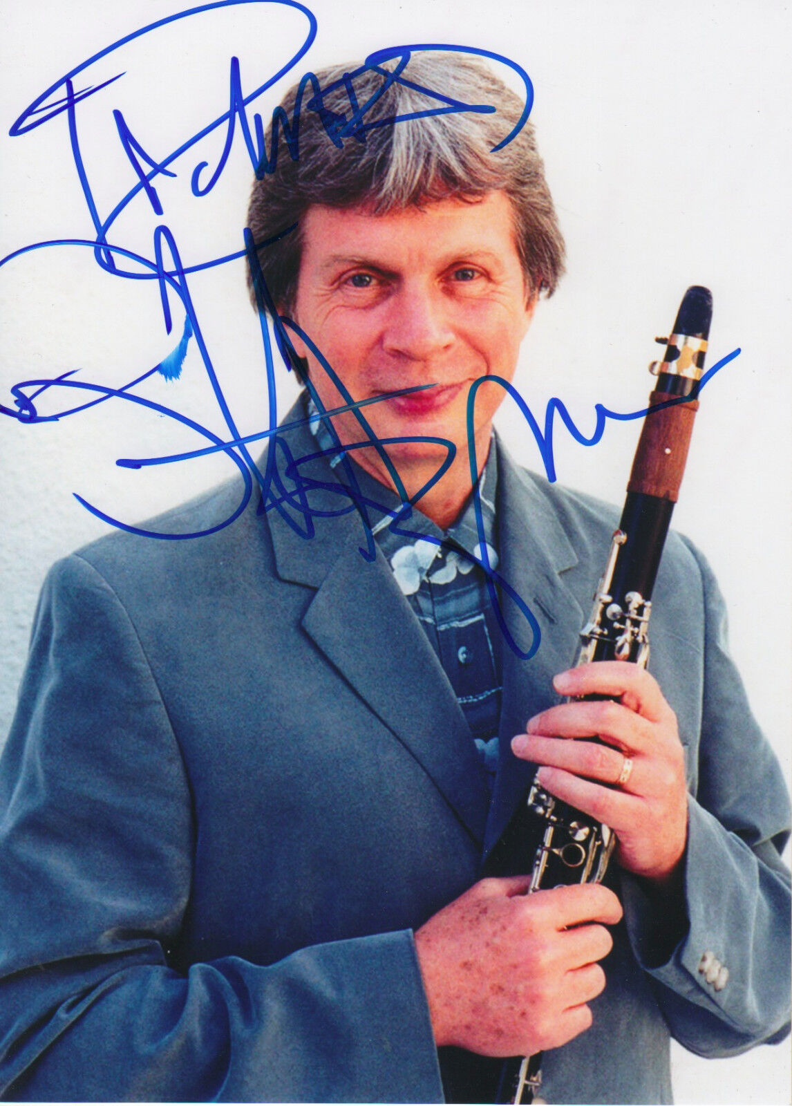 Richard Stoltzman signed 8x11 inch Photo Poster painting autograph