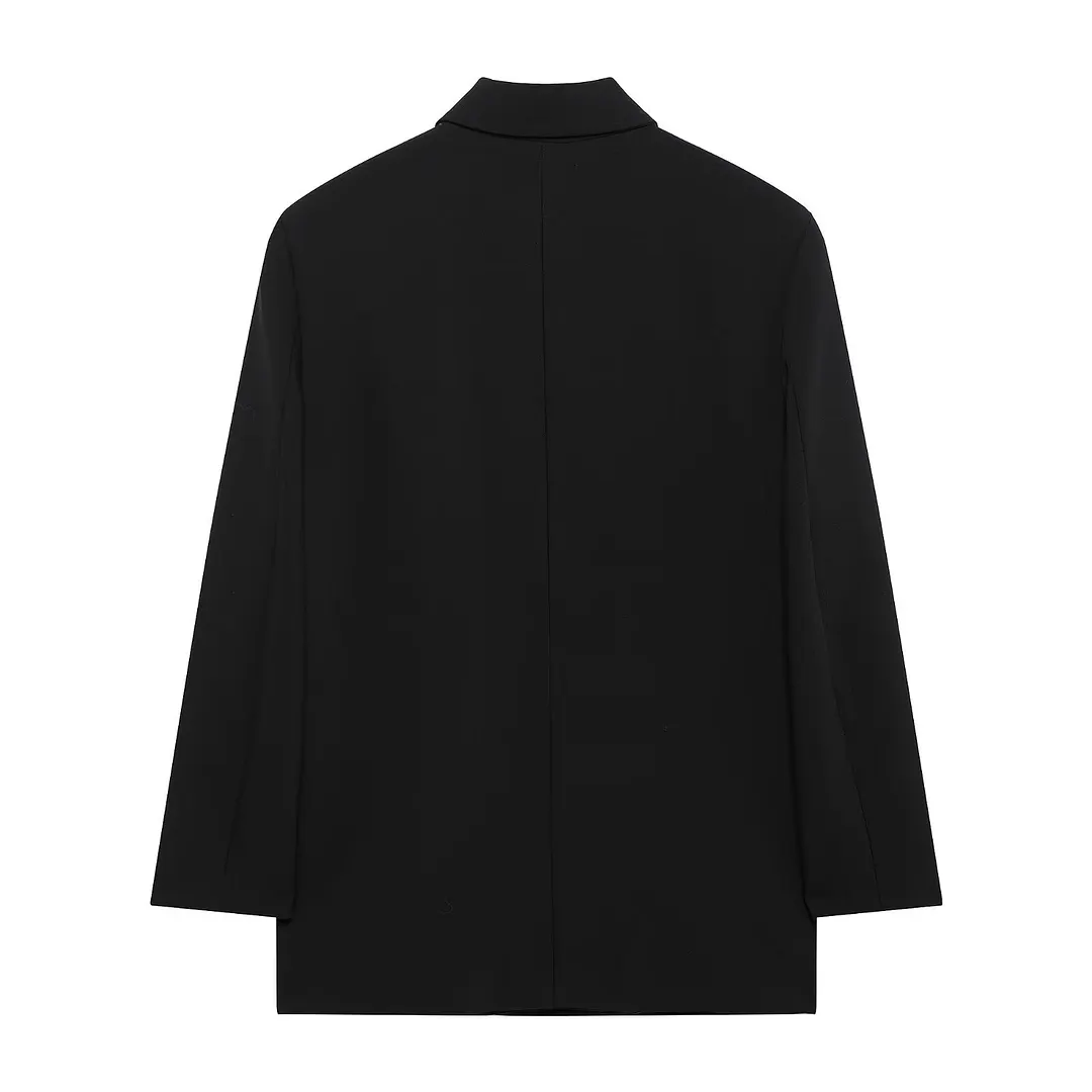 Nigikala Nigikala Spring And Autumn New Women's Fashion Loose Double Buckle Small Suit Coat Top D62075