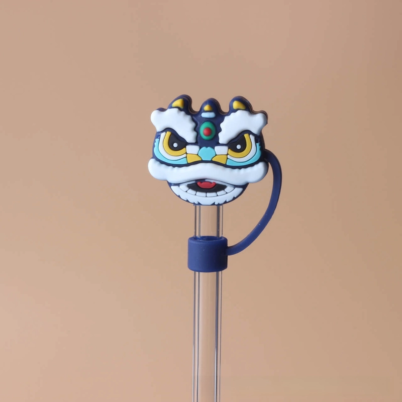 10mm Glass Straw Cap Dust Cover Stainless Steel Straw Dust Cover Dust Plug 10mm Large Diameter Milk Tea