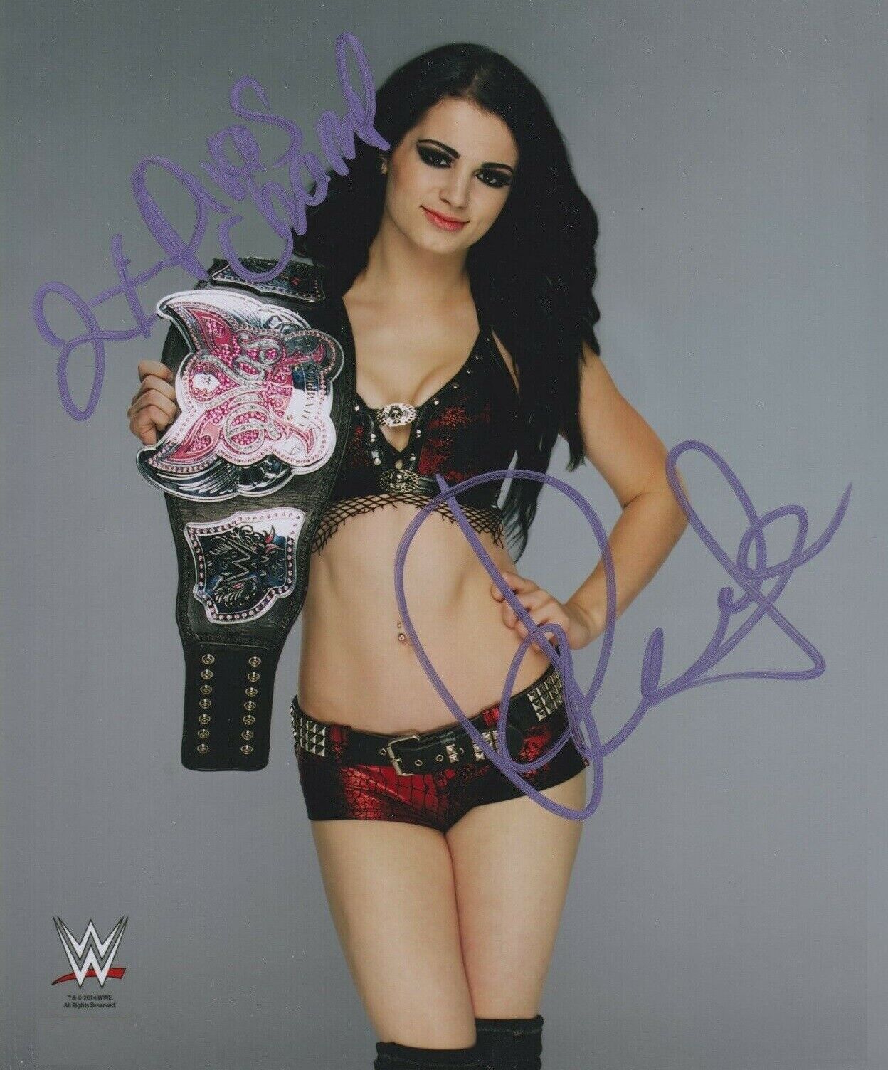 Paige ( WWF WWE ) Autographed Signed 8x10 Photo Poster painting REPRINT ,