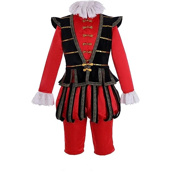 Men's Elizabethan Tudor Period Costume Noble Renaissance Costume Breeches Set Suit