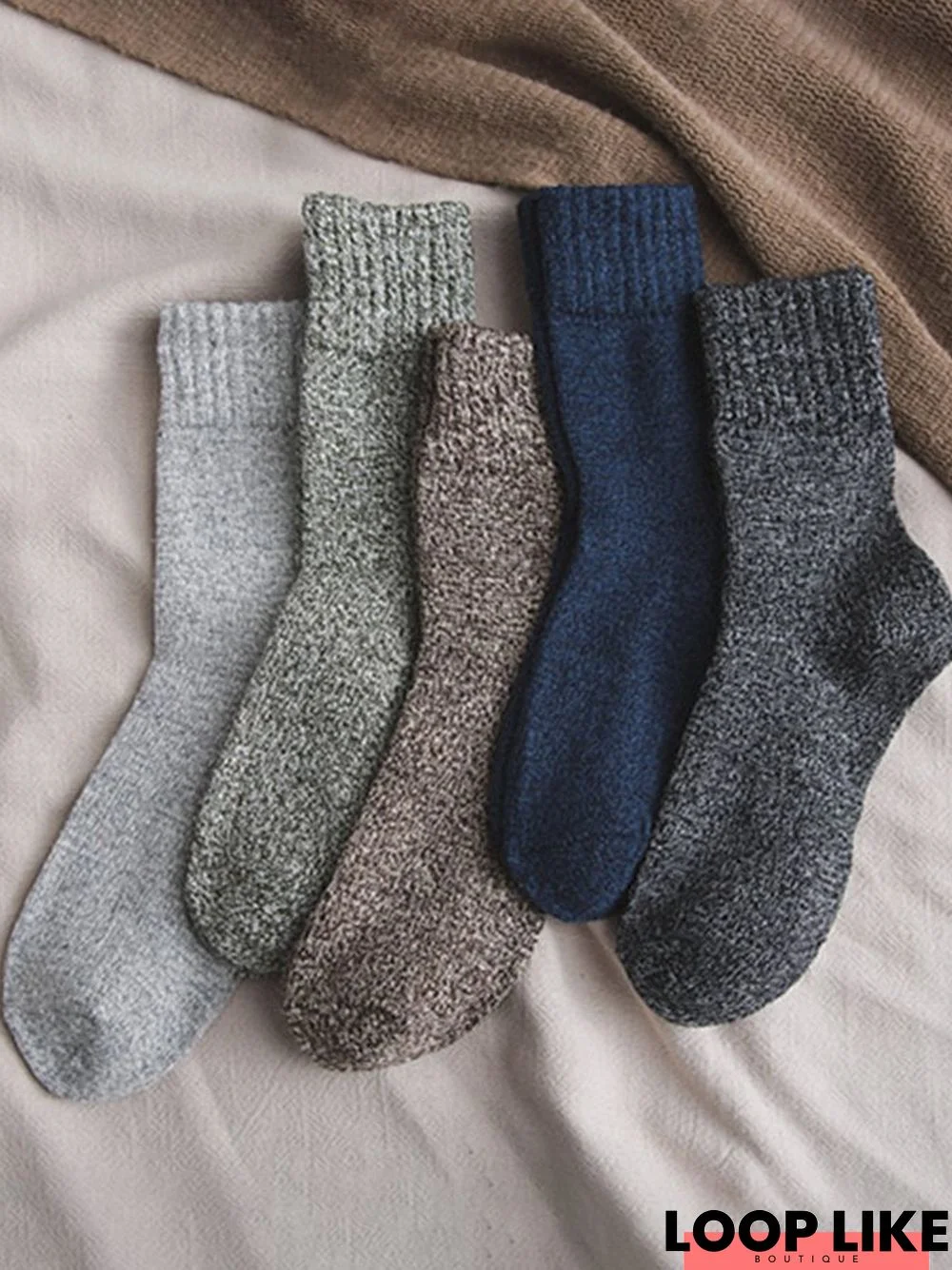 1 Pcs Casual Plain Socks Everyday Basic Accessories