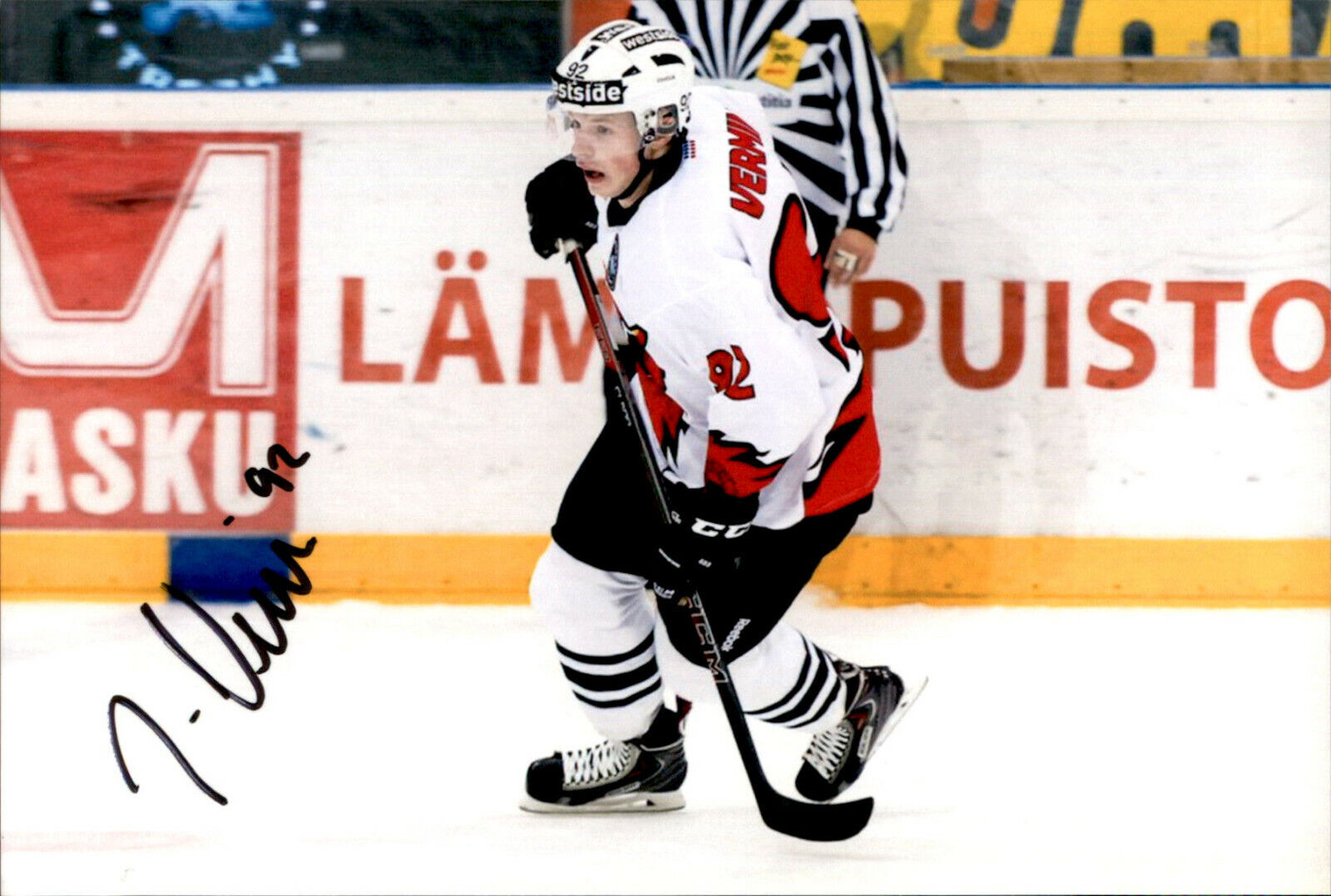 Joel Vermin SIGNED 4x6 Photo Poster painting TAMPA BAY LIGHTNING / SC BERN NLA SWITZERLAND #2