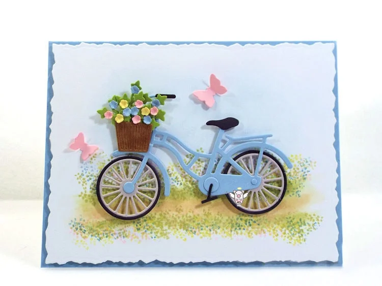 Piggy Craft metal cutting dies cut die mold Bicycle decoration Scrapbook paper craft knife mould blade punch stencils dies
