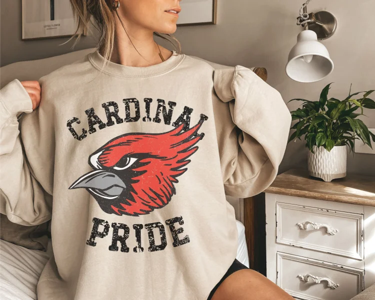 Cardinals SweatShirt, Cardinals Football, Cardinal Pride, Cardinal
