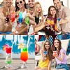8PCS DIY Diamond Painting Art Wine Glass Charm Pendant Kits