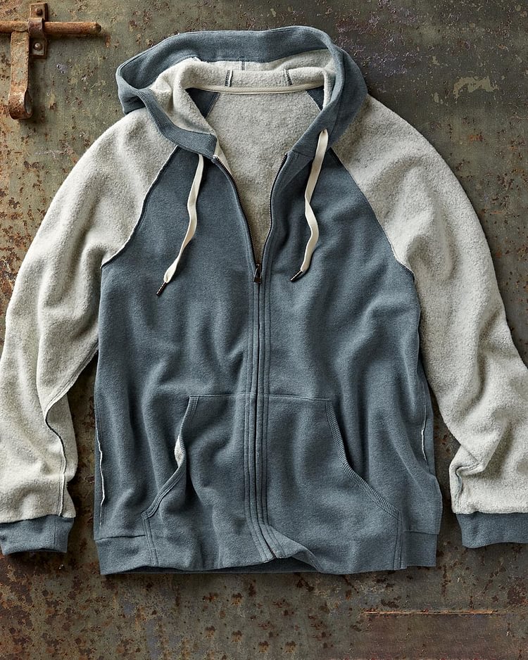 Casual all-match hit color sweatshirt