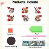 6Pcs Cat Diamond Painting Fridge Magnet DIY Diamond Painting Fridge Stickers
