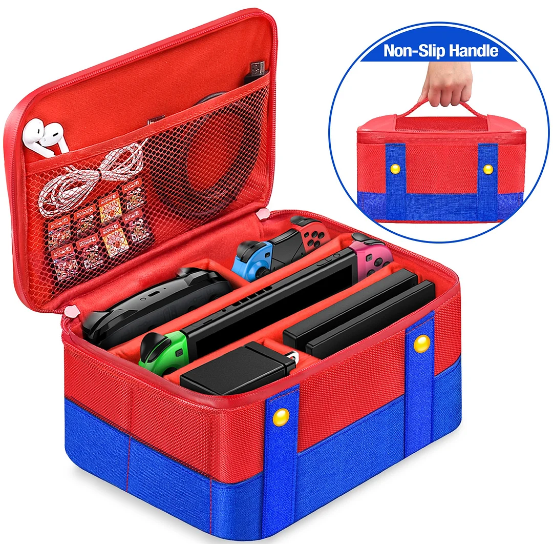DinoFire Cases for Nintendo Switch , for Switch Console Accessories, Protective Case Carrying Travel Storage Bag