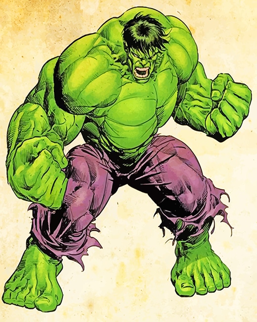 

Angry Hulk Animation – Paint By Numbers - 40*50CM, 501 Original