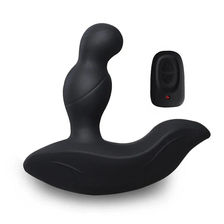 Remote control rotary backyard massage prostate anal plug vibrator