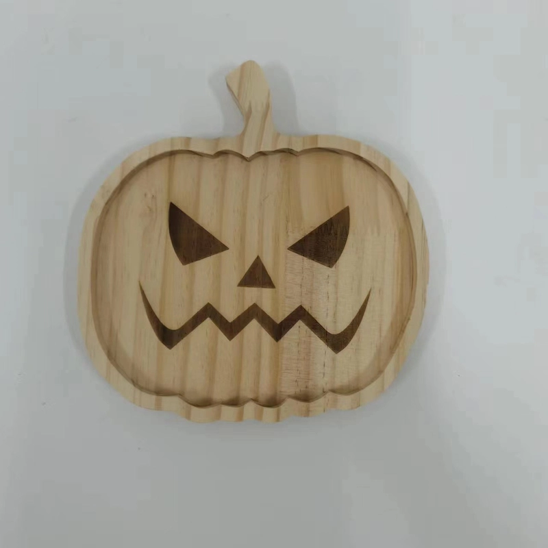 Halloween Pumpkin Skull Wood Party Ornaments
