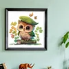 Owl - 18CT Stamped Cross Stitch 20*20cm/7.87*7.87in