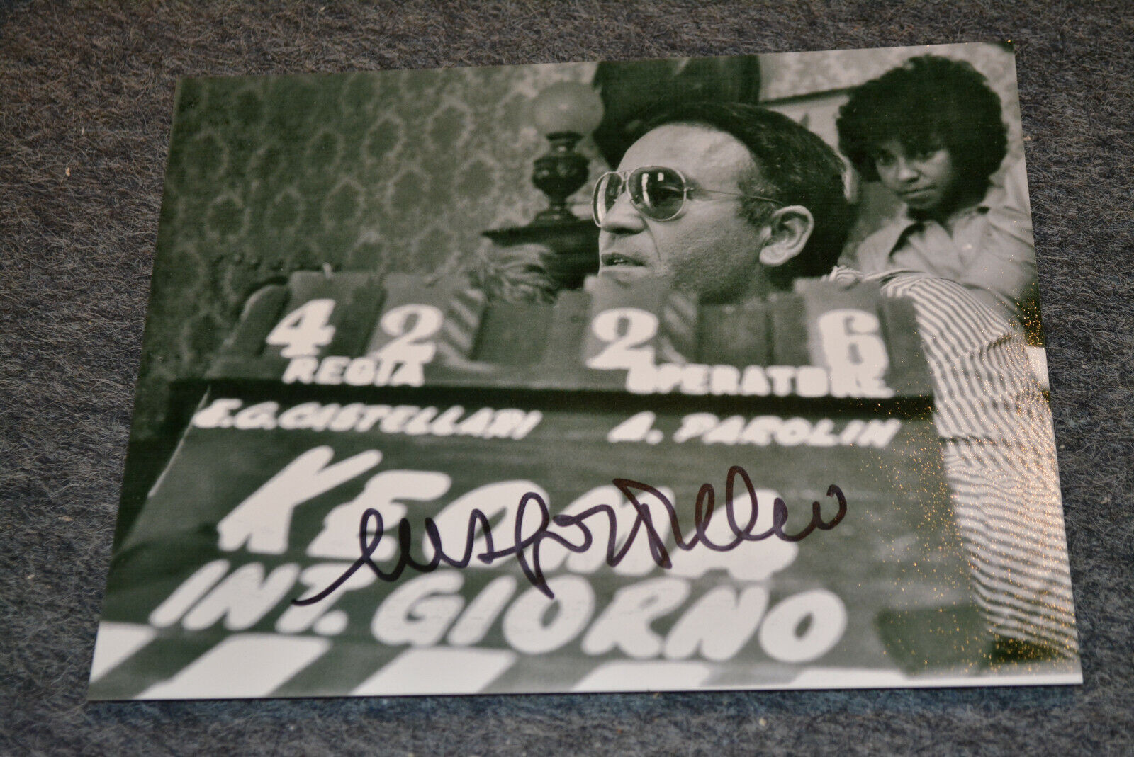 ENZO G. CASTELLARI signed autograph In Person 8x10 20x25cm INGLORIOUS BASTARDS