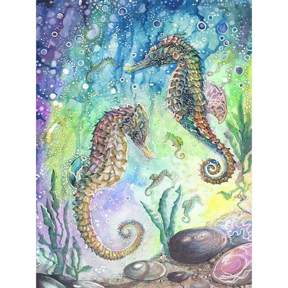 

Hippocampus - Round Drill Diamond Painting - 40*30CM, 501 Original