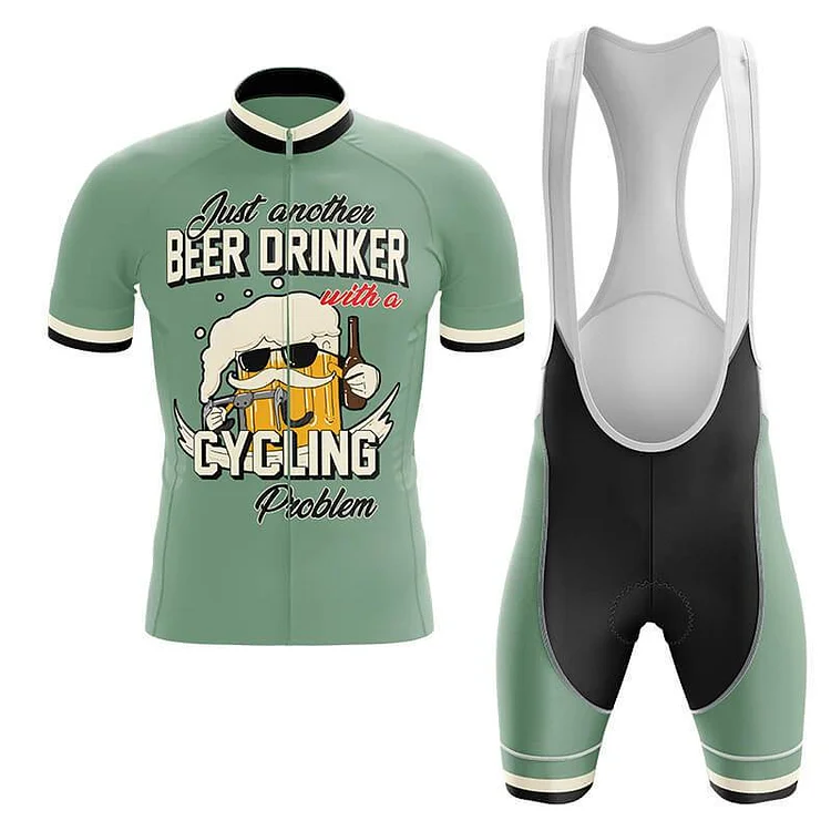 A Beer Drinker Men's Short Sleeve Cycling Kit