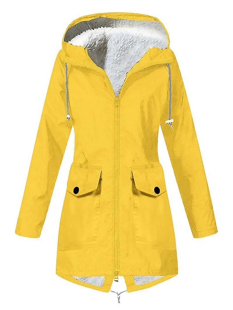 Women's Fleece Outdoor Mountain Climbing Clothes Hooded Jacket
