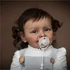 [New Series]20" Blue Eyes Cloth Body Reborn Toddler Baby Girl Doll Named Swidie - RBBI-Myrebornbabydoll&reg; Myrebornbabydoll&reg;