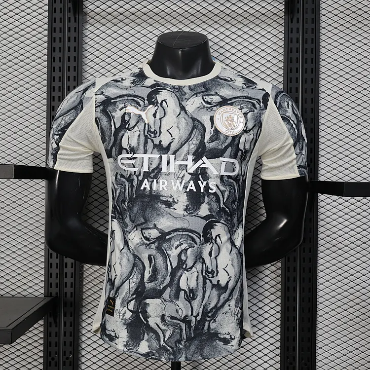 2025-2026 Manchester City New Year Edition Player Version Football Jersey, 1:1 Replica, Thai Quality