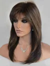Women Long Straight Hair Wigs Full Wig With Bangs Natural Women's Wigs