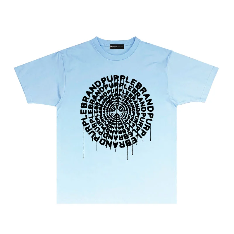 Purple 2023 new fashion T-shirt short sleeves