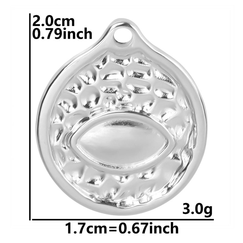 Minimalist Classic Style Round 304 Stainless Steel Plating Women's Pendant Necklace