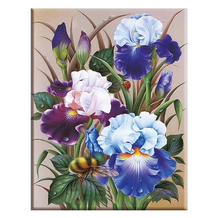 Bunch Flowers 14CT Counted Cross Stitch 40*50CM