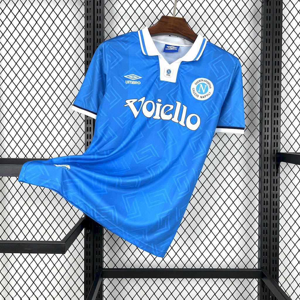 1993-1994 Retro SSC Napoli Home Football Shirt 1:1 Thai Quality- Maxi Kit