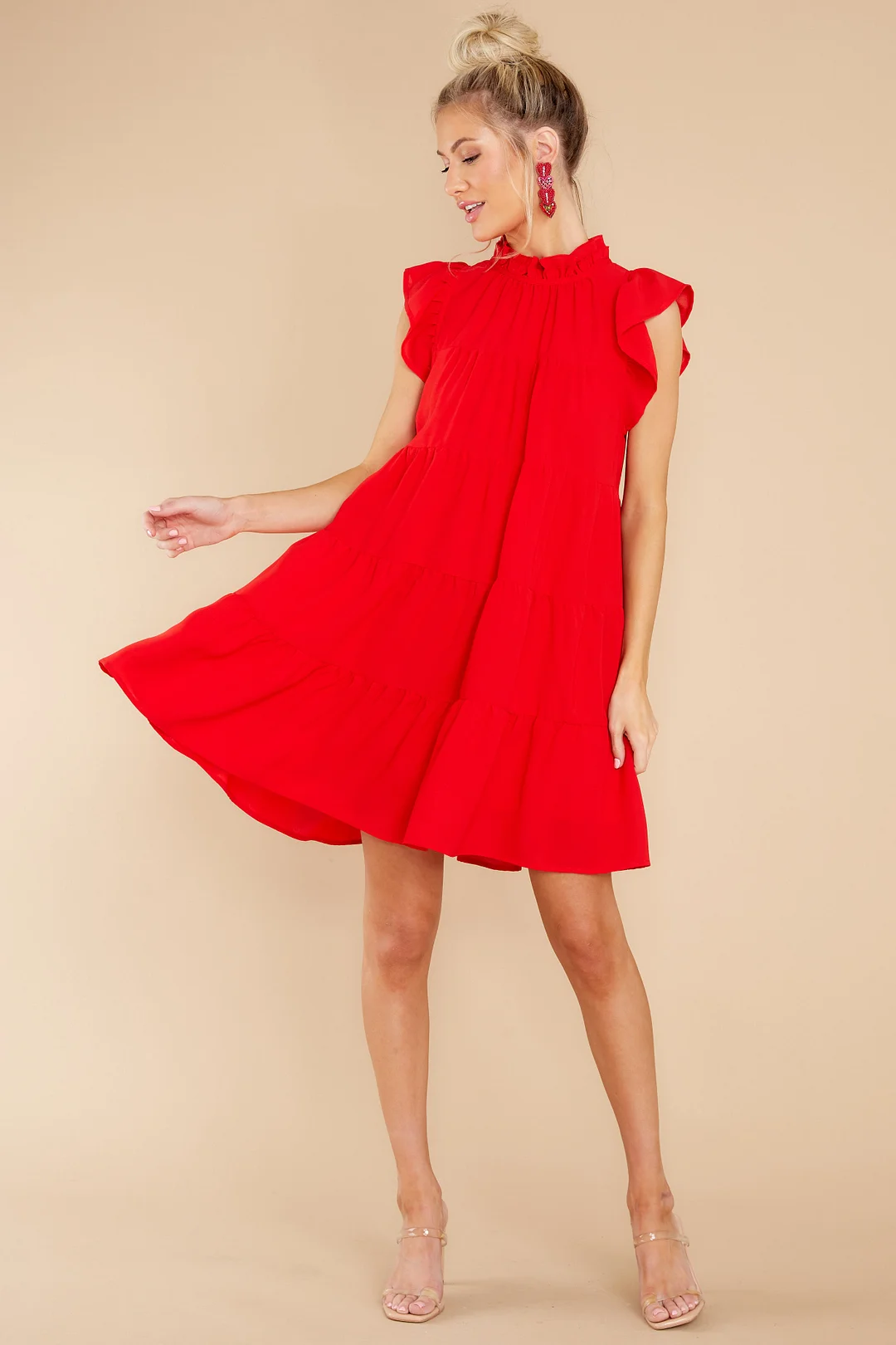 In A Heartbeat Red Dress