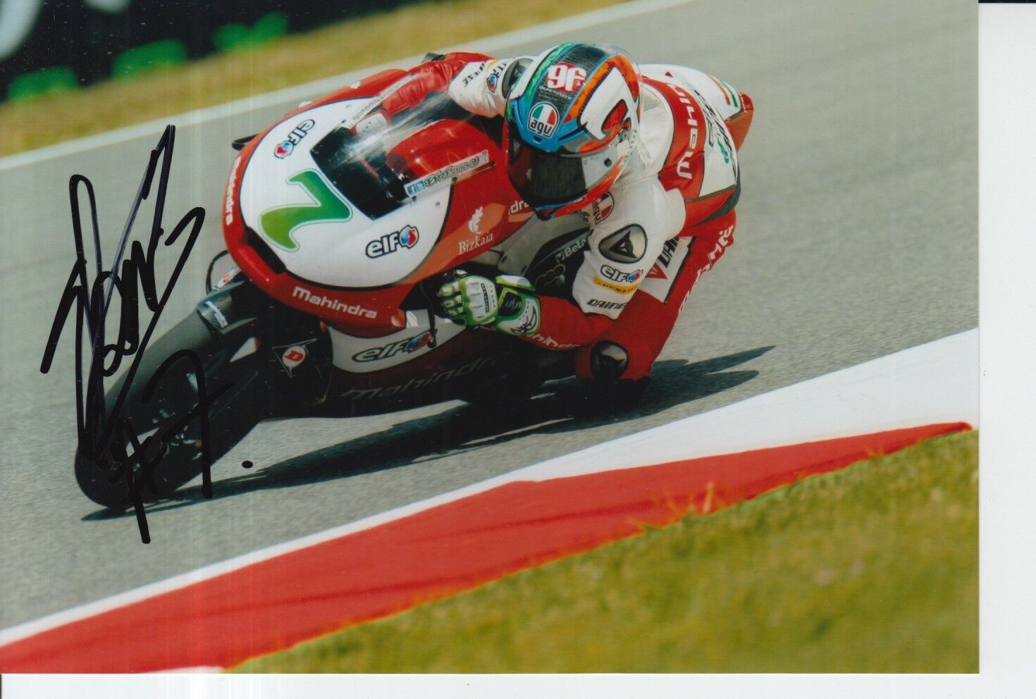 Efren Vazquez Hand Signed 7x5 Photo Poster painting Mahindra Racing Moto3 MotoGP 2.