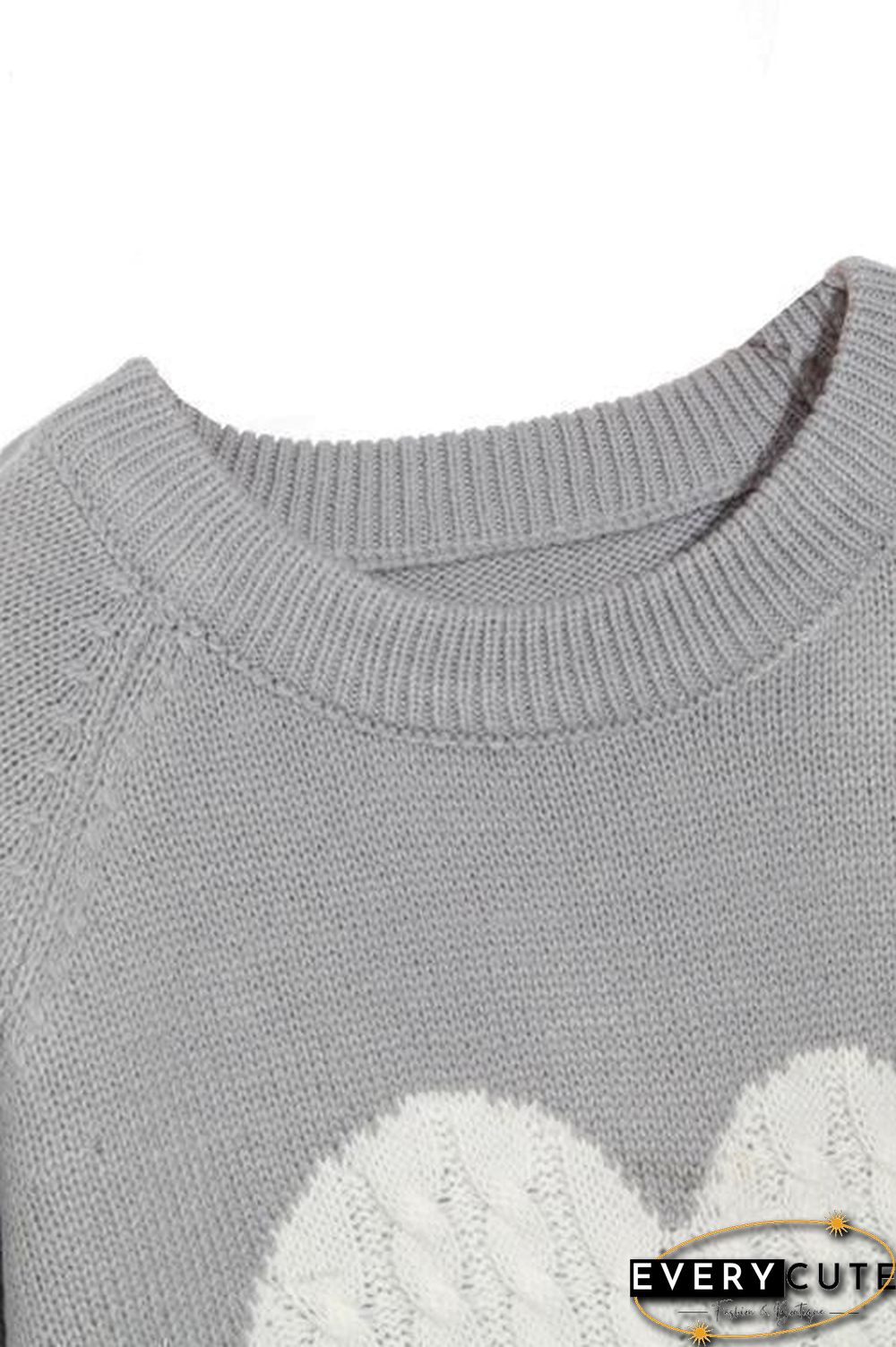 Thanks Love Heart Sweaters